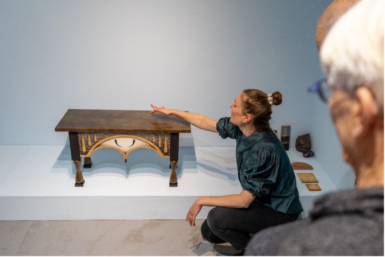 Toelichting op haar werk Walvistraan door Astrid Nobel